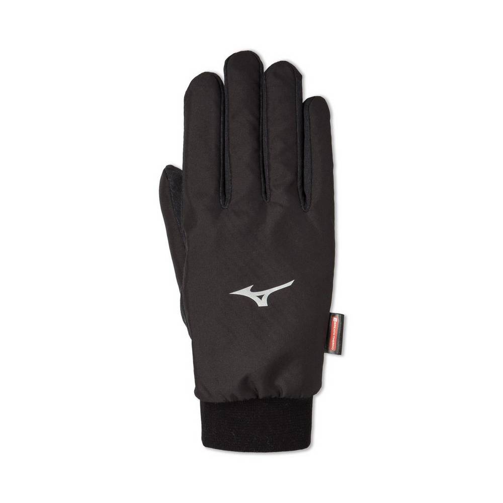 Mizuno Breath Thermo® Wind Guard - Bayan Eldiven - Siyah Türkiye (BZJMXU-035)